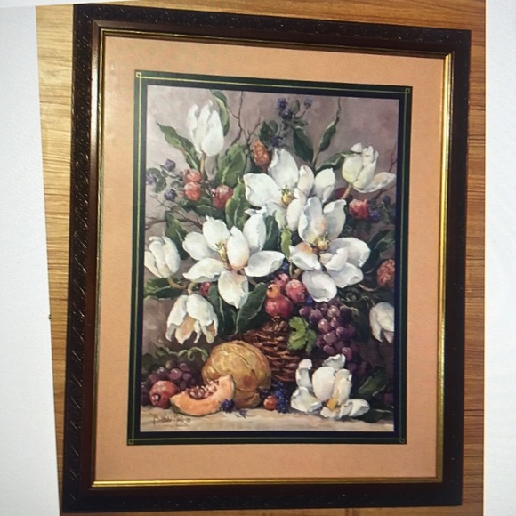 Home Interiors Magnolia Canteloupe fruit picture - Picture 7 of 7